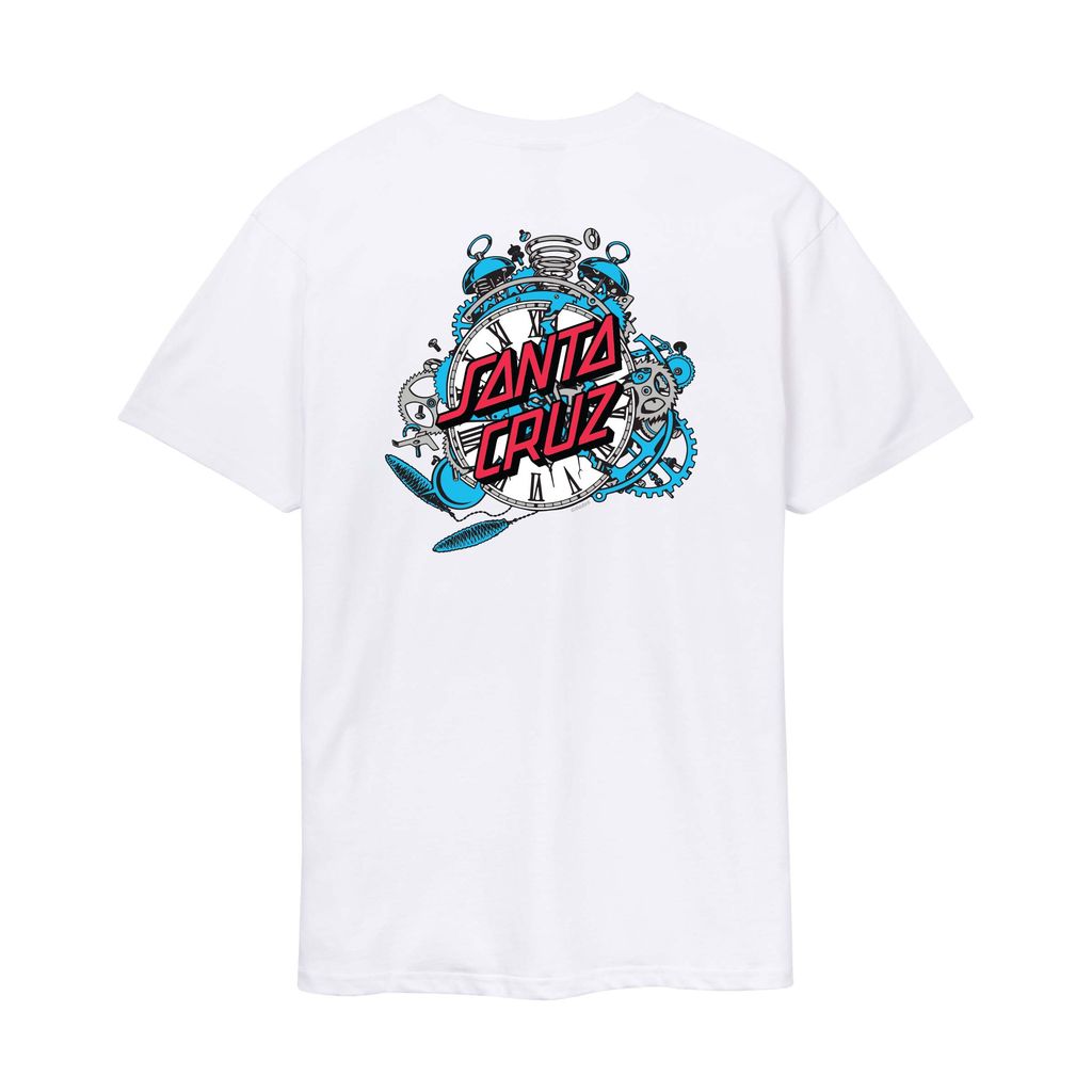 Santa Cruz Grabke Exploding Dot T-Shirt-White