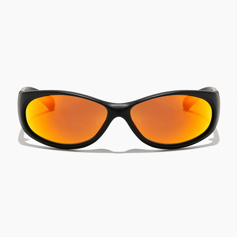 Ritual Vision Sunglasses - Demon Speed Matte Black Orange Reflective | Ritual Vision | Sunglasses - Northshore Newquay - Surf/Skate Shop