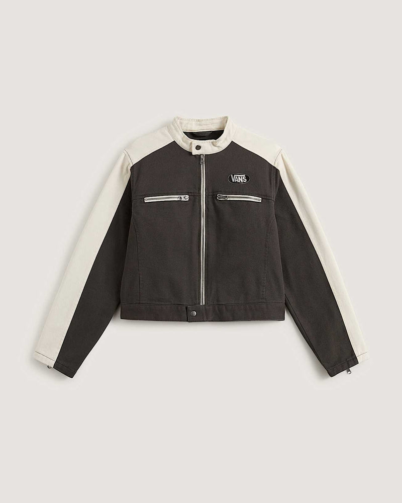 Vans Ryden Biker Jacket-Faded Black | Vans | - Northshore Newquay - Surf/Skate