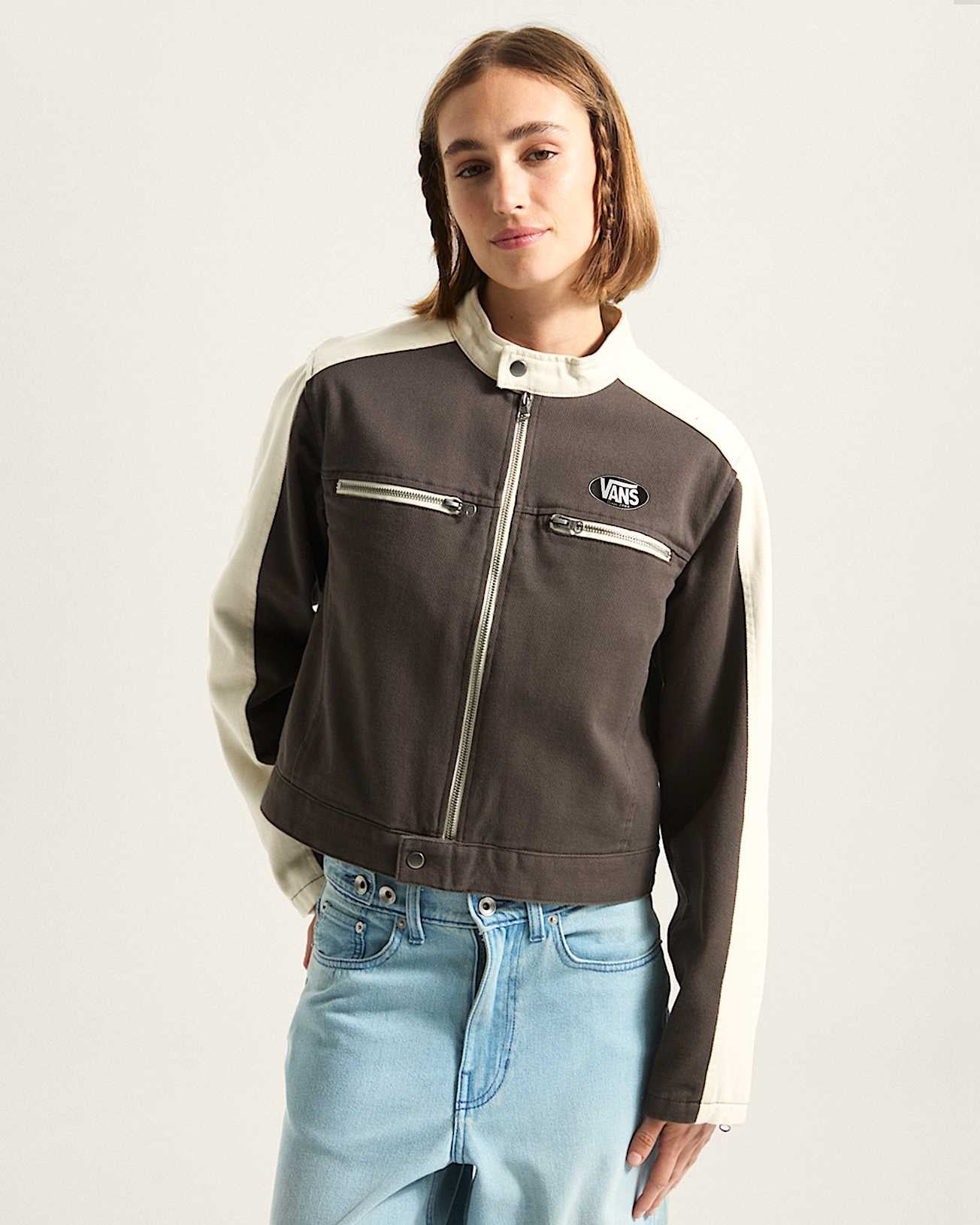 Vans Ryden Biker Jacket-Faded Black | Vans | Jacket - Northshore Newquay - Surf/Skate