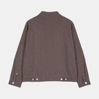 Santa Cruz Rail Road Jacket-Brown Hickory Stripe | Santa Cruz |