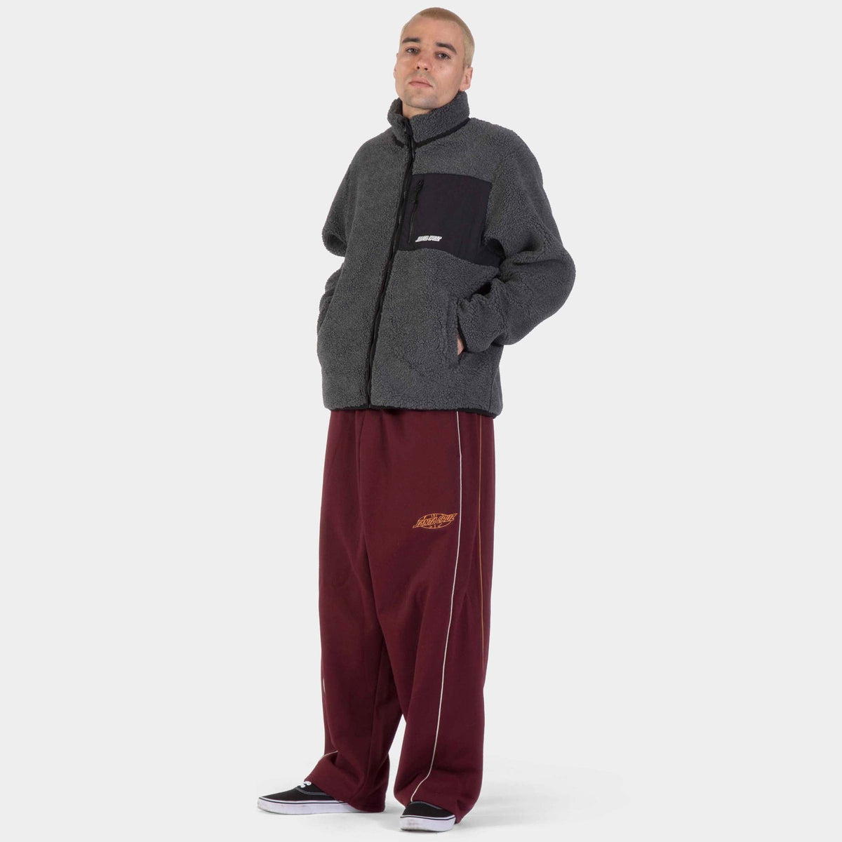 Santa Cruz Freestyle Fleece Jacket-Charcoal | Santa Cruz | - Northshore Newquay - Surf/Skate Shop