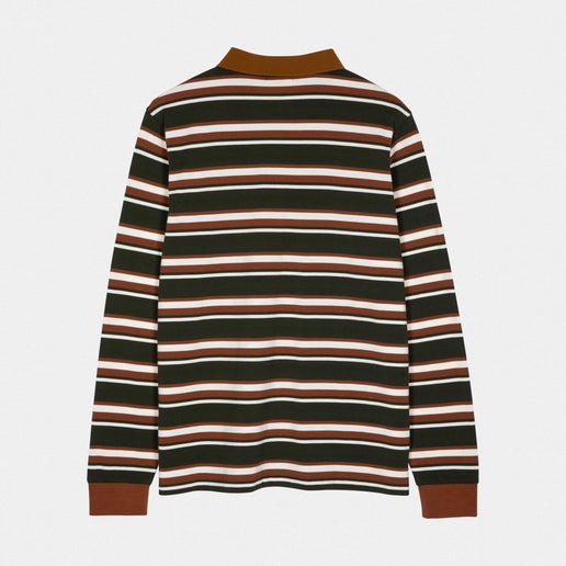 Santa Cruz Polo Cera Long Sleeve Tshirt-Dark Moss | Santa Cruz |