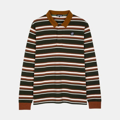 Santa Cruz Polo Cera Long Sleeve Tshirt-Dark Moss | Santa Cruz |