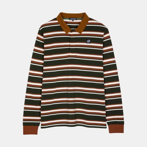 Santa Cruz Polo Cera Long Sleeve Tshirt-Dark Moss | Santa Cruz |