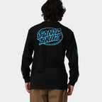 Santa Cruz Mono Vertigo Dot Long sleeve T-Shirt-Black | Santa Cruz | - Northshore Newquay - Surf/Skate Shop