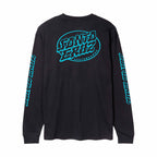 Santa Cruz Mono Vertigo Dot Long sleeve T-Shirt-Black | Santa Cruz | - Northshore Newquay - Surf/Skate Shop