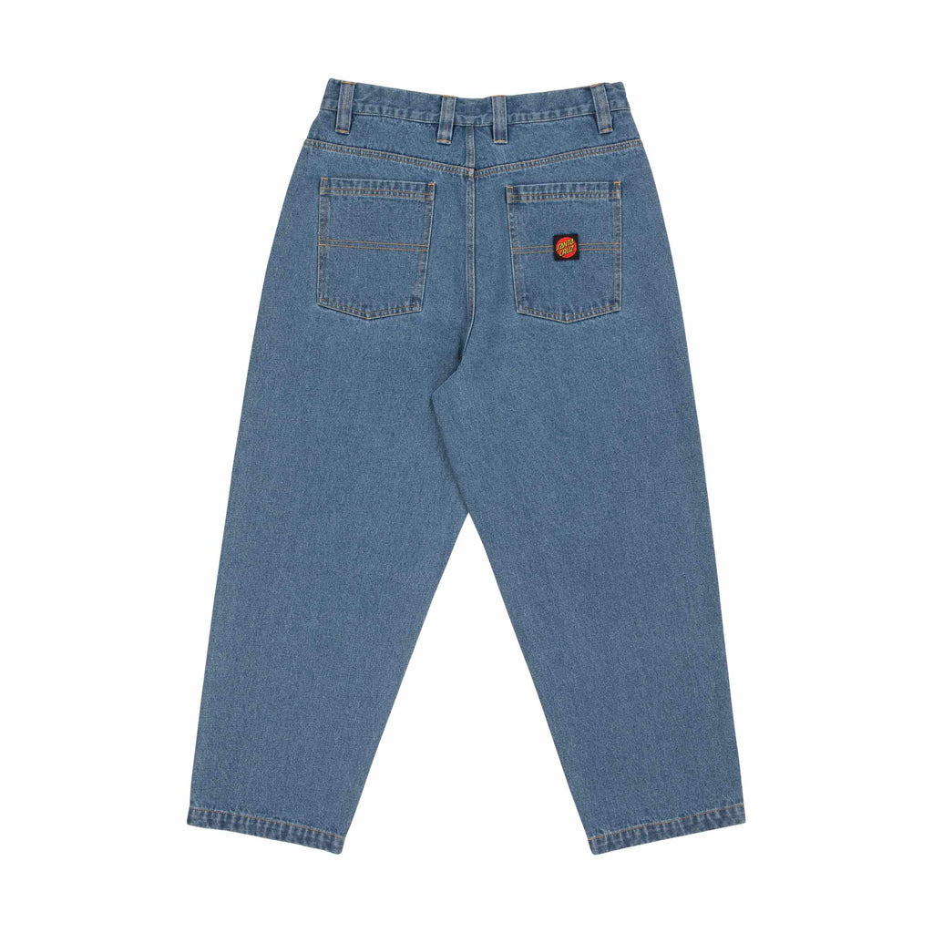 Santa Cruz Big Pants-Mid Blue | Santa Cruz | Jeans - Northshore Newquay - Surf/Skate Shop