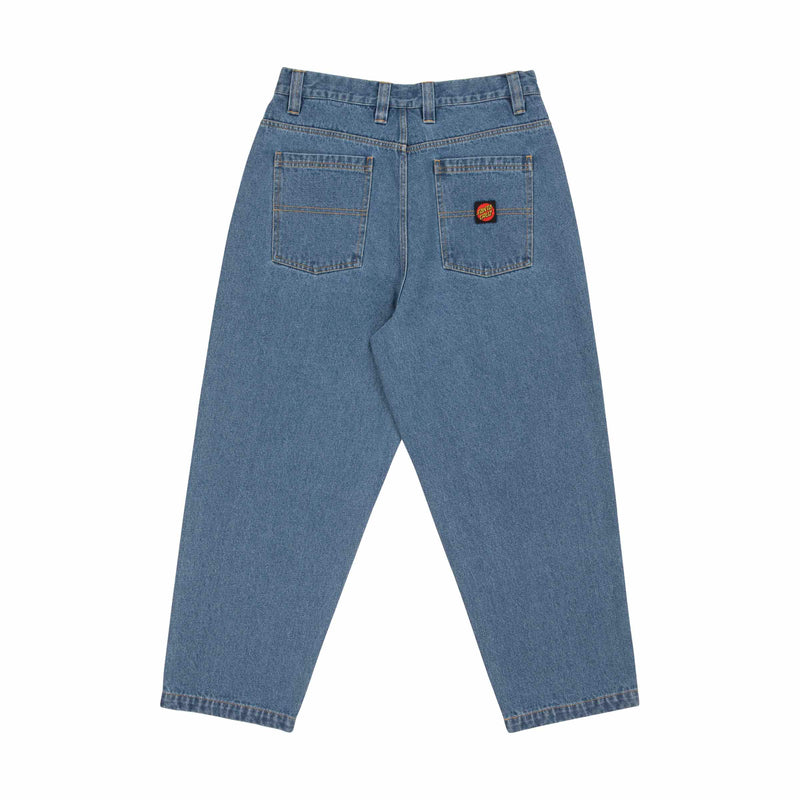 Santa Cruz Big Pants-Mid Blue | Santa Cruz | Jeans - Northshore Newquay - Surf/Skate Shop