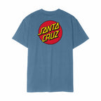 Santa Cruz Classic Dot T-Shirt-Faded Denim | Santa Cruz | - Northshore Newquay - Surf/Skate Shop