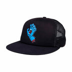 Santa Cruz Classic Hand Mesh back Cap-Black/Black | Santa Cruz | - Northshore Newquay - Surf/Skate Shop