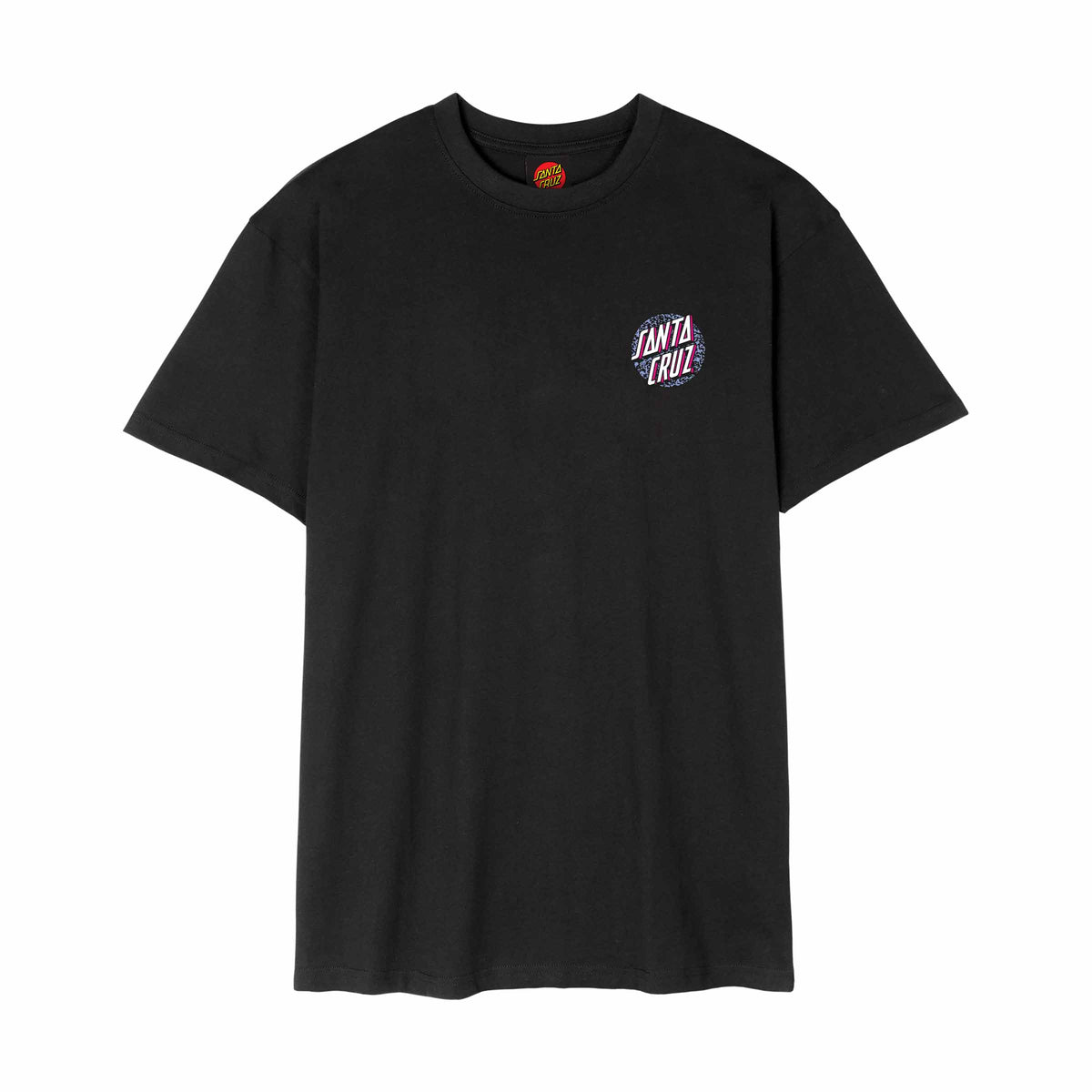 Santa Cruz Control Dot T-Shirt-Black | Santa Cruz | - Northshore Newquay - Surf/Skate Shop
