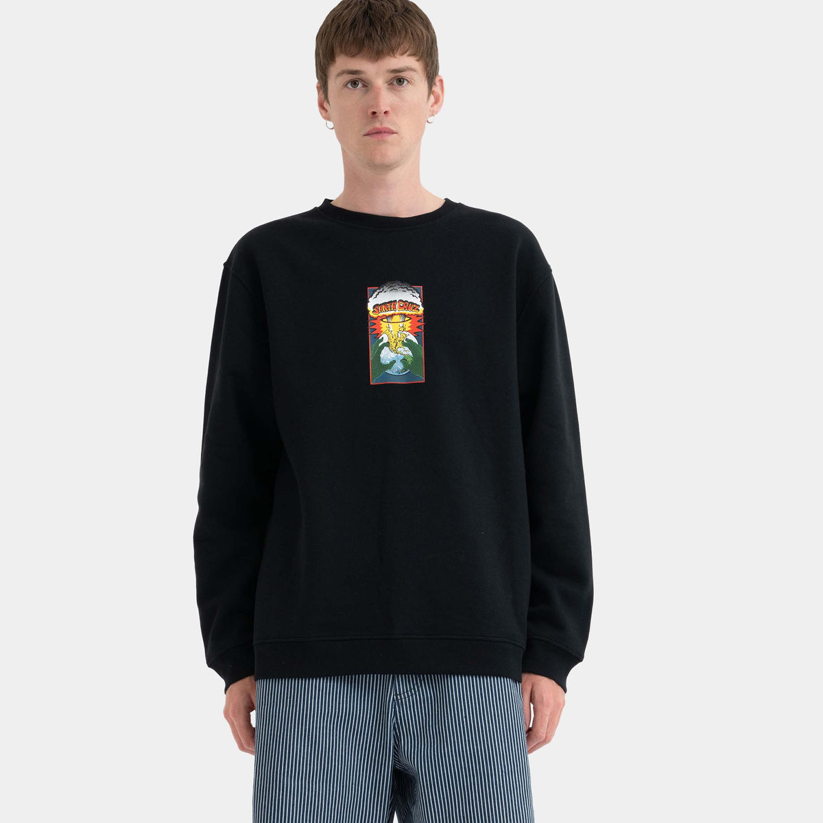 Santa Cruz Kendall EOTW Crew-Black | Santa Cruz | - Northshore Newquay - Surf/Skate Shop