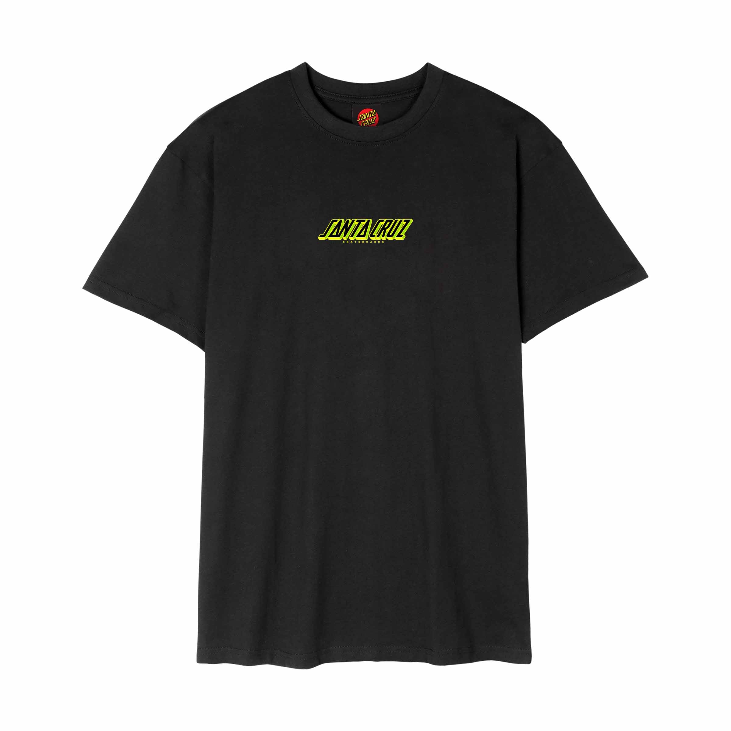 Santa Cruz Roskopp Cruz Control Tshirt-Black | Santa Cruz | T Shirt - Northshore Newquay - Surf/Skate Shop