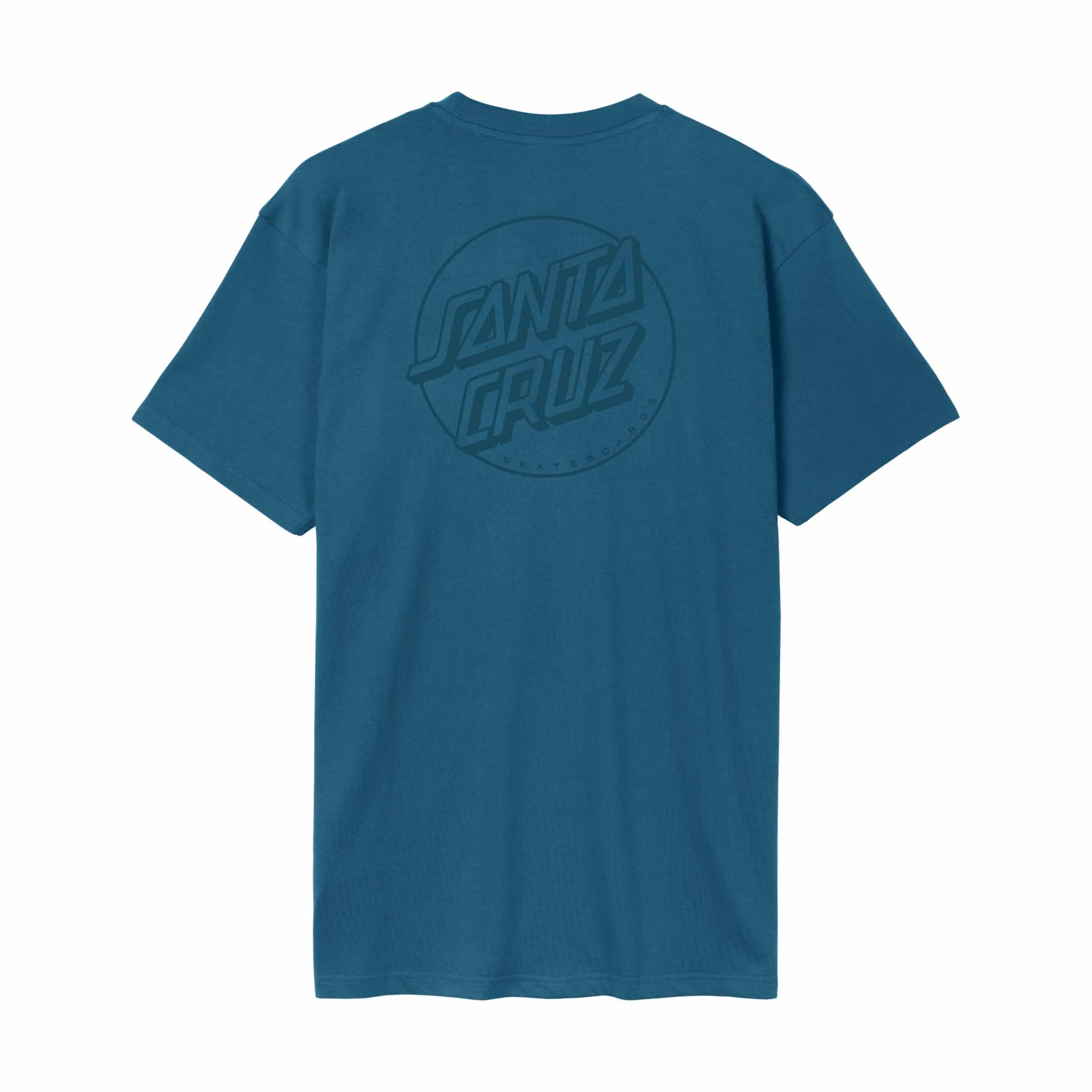 Santa Cruz Tonal Opus Dot Stripe T-Shirt-Dark Teal – Northshore