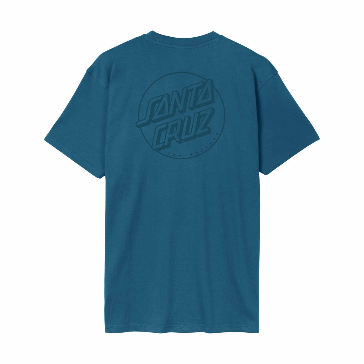 Santa Cruz Tonal Opus Dot Stripe T-Shirt-Dark Teal | Santa Cruz | - Northshore Newquay - Surf/Skate Shop