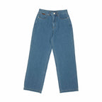 Santa Cruz Women's Classic Baggy Jeans-Light Blue Stripe 14 | Santa Cruz | Jeans - Northshore Newquay - Surf/Skate Shop