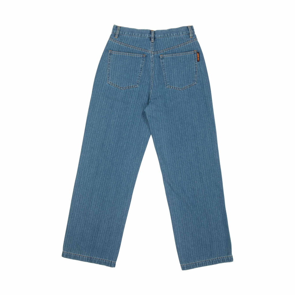 Santa Cruz Women's Classic Baggy Jeans-Light Blue Stripe | Santa Cruz | Jeans - Northshore Newquay - Surf/Skate Shop