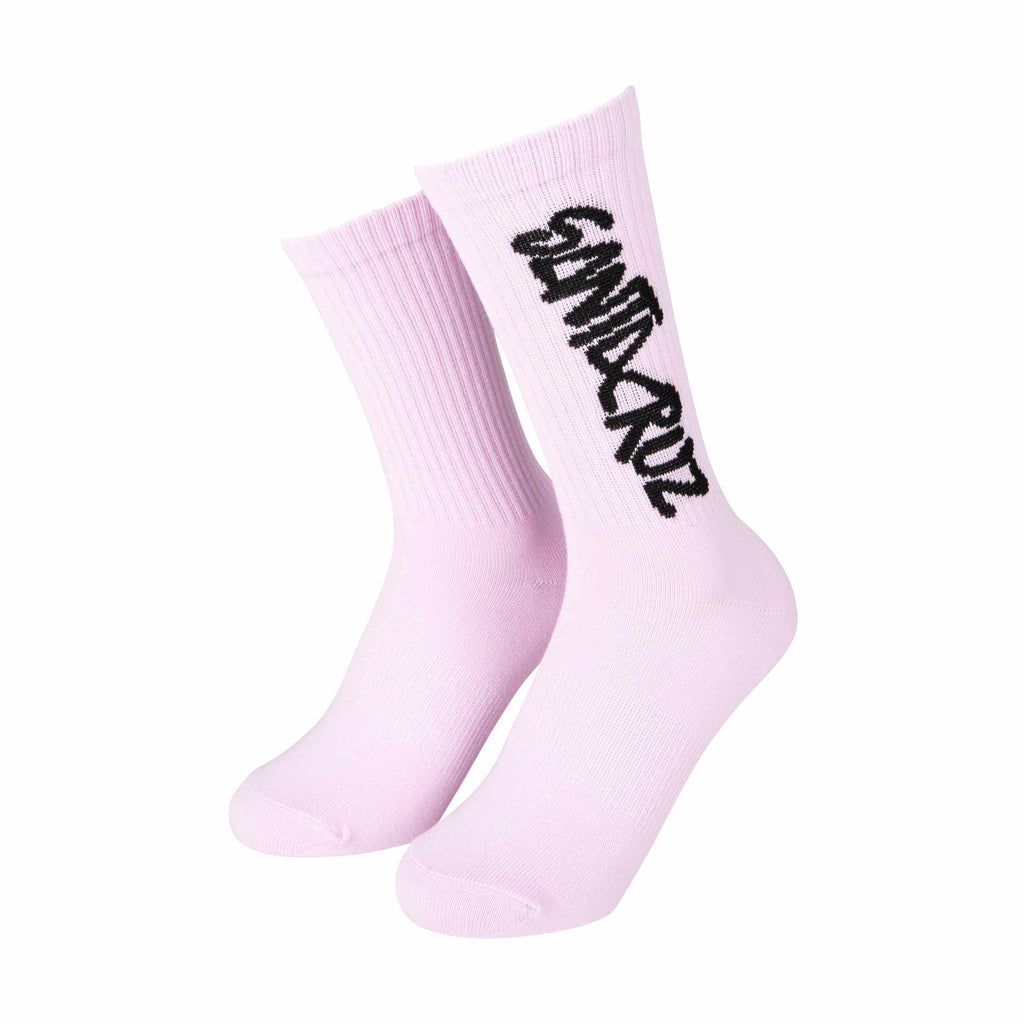Santa Cruz Women's Dizzy Strip Socks(2 Pack) Pink Lavander/Acid Cloud | Santa Cruz | - Northshore Newquay - Surf/Skate Shop