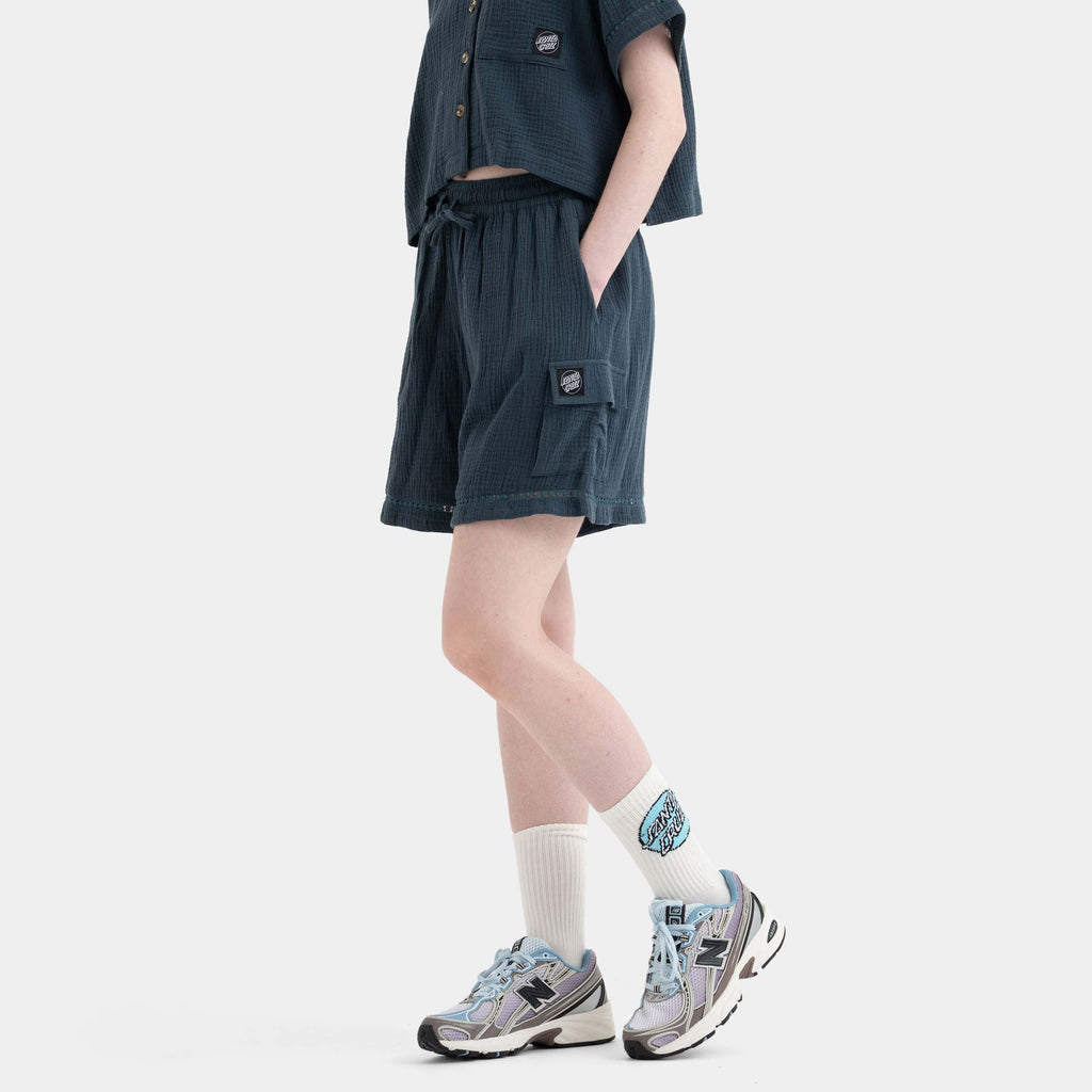Santa Cruz Women's Dune Cargo Short-Deep Sea | Santa Cruz | - Northshore Newquay - Surf/Skate Shop