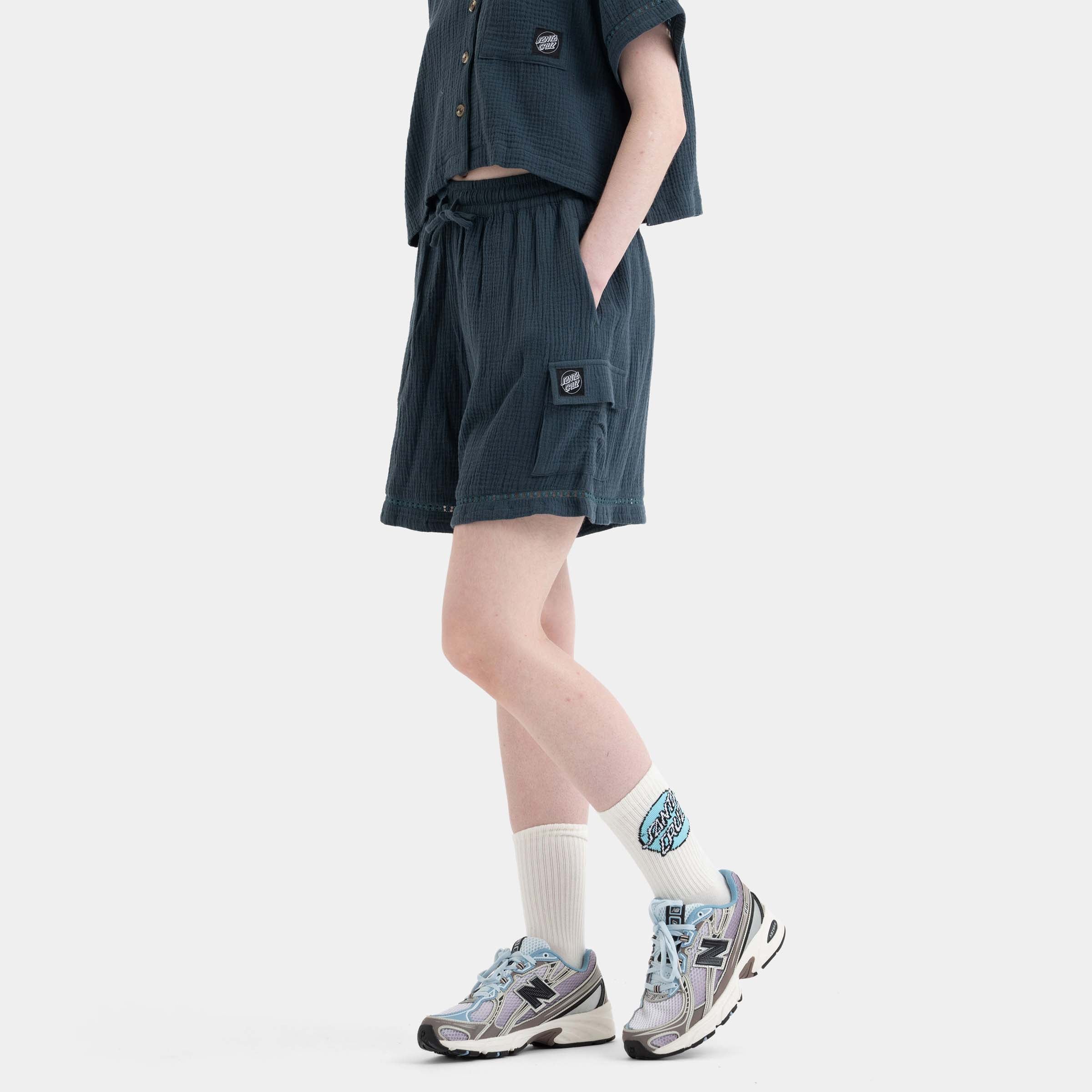 Santa Cruz Women's Dune Cargo Short-Deep Sea | Santa Cruz | - Northshore Newquay - Surf/Skate Shop