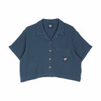 Santa Cruz Women's Dune Crop Shirt-Deep Sea 14 | Northshore Surf Shop | - Northshore Newquay - Surf/Skate Shop