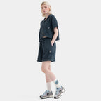 Santa Cruz Women's Dune Crop Shirt-Deep Sea | Northshore Surf Shop | - Northshore Newquay - Surf/Skate Shop