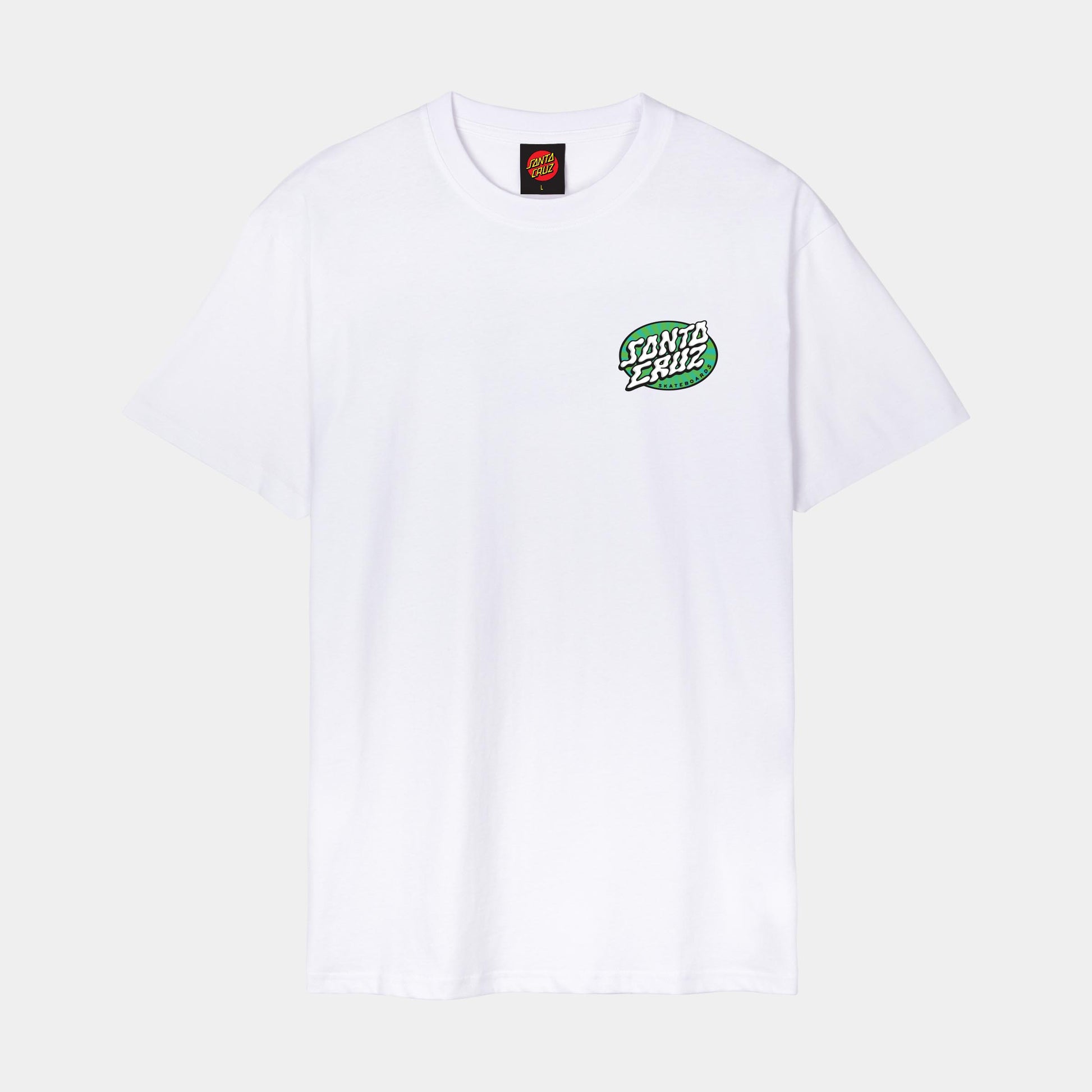 Santa Cruz Vertigo Dot T-Shirt-White | Santa Cruz | - Northshore Newquay - Surf/Skate Shop