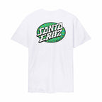 Santa Cruz Vertigo Dot T-Shirt-White | Santa Cruz | - Northshore Newquay - Surf/Skate Shop