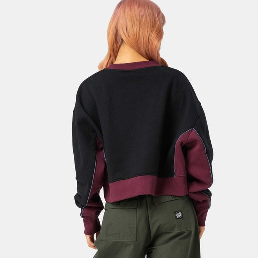 Santa Cruz Flourish Strip Crew-Black | Santa Cruz | - Northshore Newquay - Surf/Skate