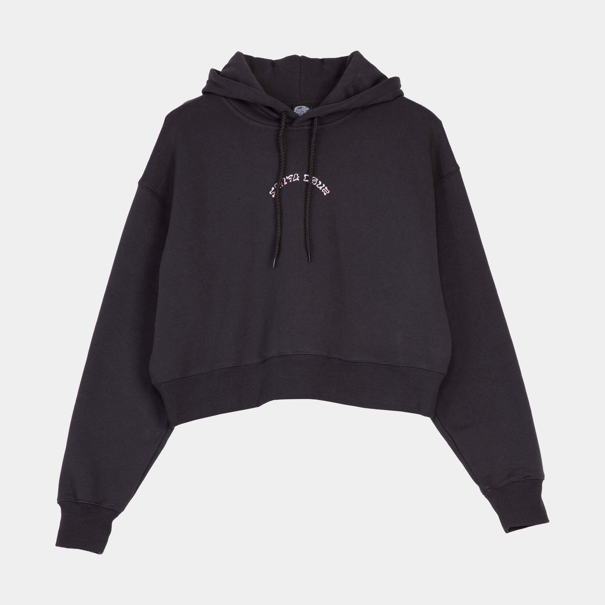 Santa Cruz Women's Chrome Flower Stack Hoody-Black Wash