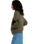 Santa Cruz Women's Pilot Bomber Jacket-Olive
