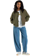 Santa Cruz Women's Pilot Bomber Jacket-Olive