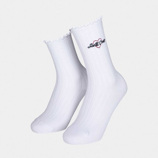 Santa Cruz Love Script Socks (2 Pack)-Black/White | Santa Cruz | socks