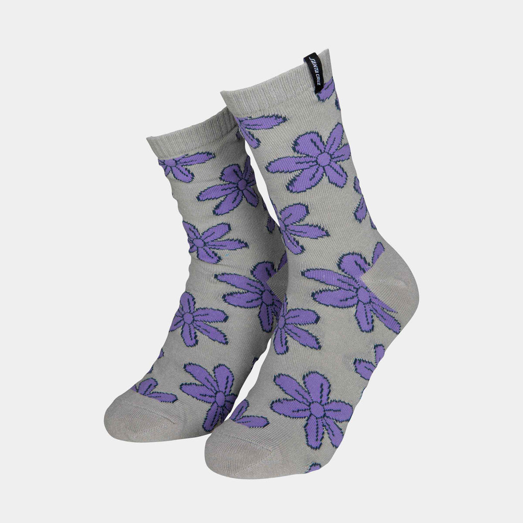 Santa Cruz Flourish Daisy Socks (2 Pack)-Mist/Black | Santa Cruz | socks