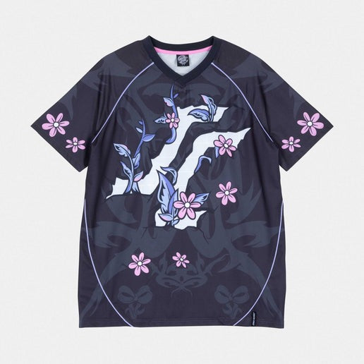 Santa Cruz Flourish Jersey Top-Multi UK12 | Santa Cruz | T Shirt - Northshore Newquay - Surf/Skate