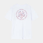 Santa Cruz Chrome Ringed Flower T-Shirt-White
