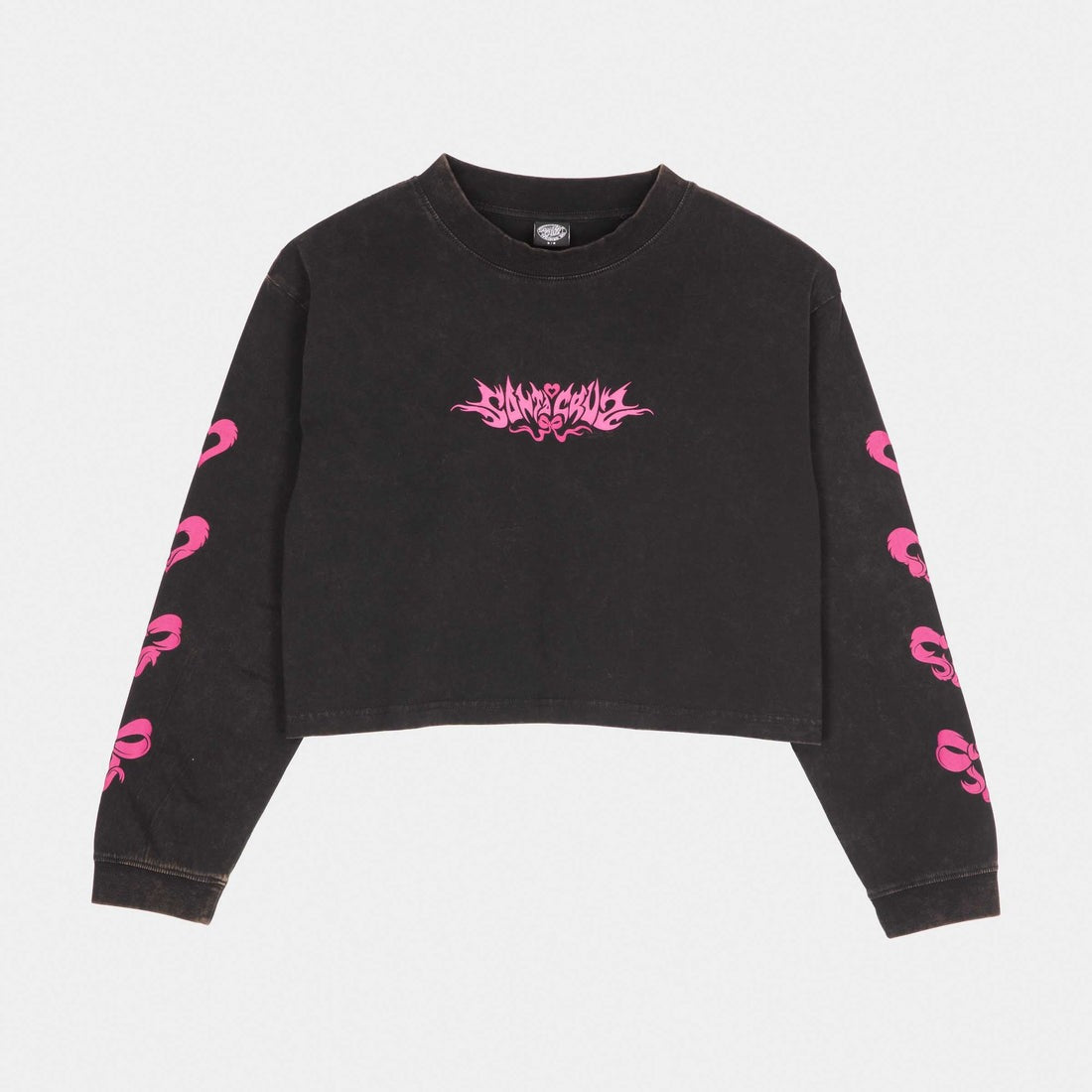 Santa Cruz Evolve Strip Long Sleeve T-Shirt-Black Wash | Santa Cruz | Sweatshirt