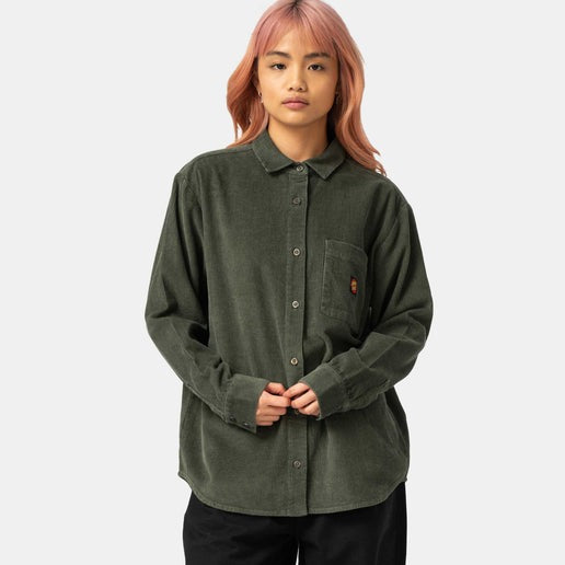 Santa Cruz Classic Label Shirt-Dark Moss | Santa Cruz | Shirt
