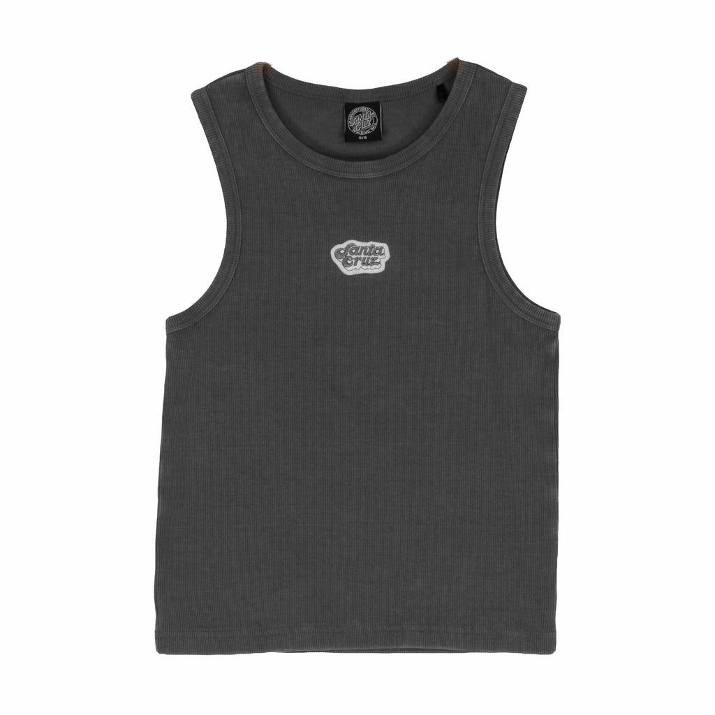 Santa Cruz Women's Groovy Stack Tank-Grey Wash UK14 | Santa Cruz | - Northshore Newquay - Surf/Skate Shop