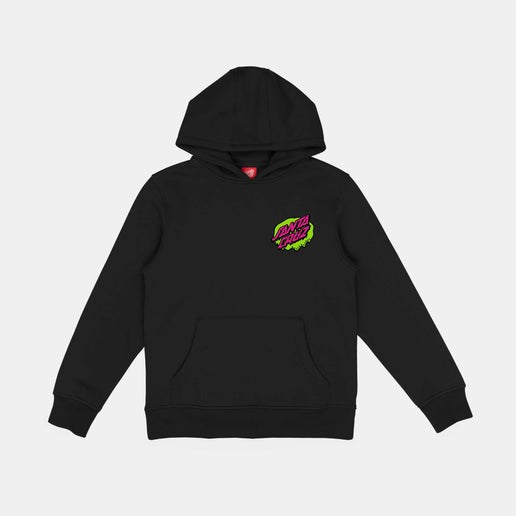 Santa Cruz Youth Slime Dot Hoodie-Black | Santa Cruz | - Northshore Newquay - Surf/Skate