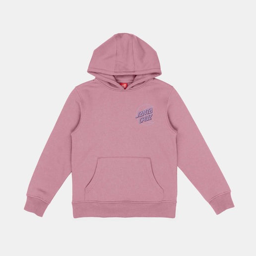 Santa Cruz Youth Imprint Moon Dot Hoodie-Universal Pink 10-12 | Santa Cruz |