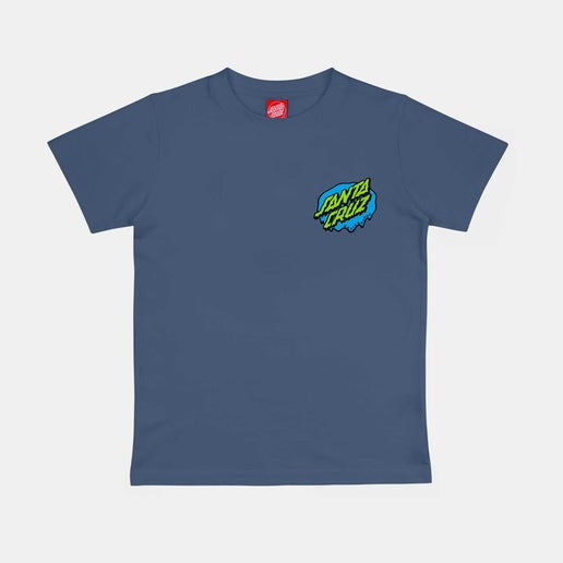 Santa Cruz Youth Slime Dot Tshirt-Heritage Blue | Santa Cruz |