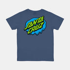 Santa Cruz Youth Slime Dot Tshirt-Heritage Blue | Santa Cruz |