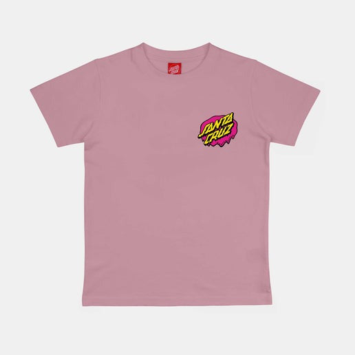 Santa Cruz Youth Slime Dot Tshirt-Universal Pink | Santa Cruz |