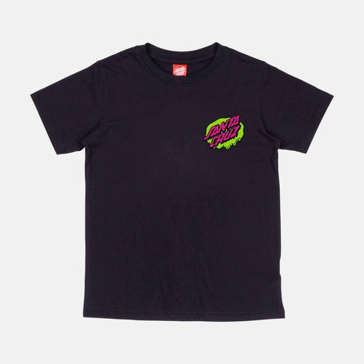 Santa Cruz Youth Slime Dot Tshirt-Black | Santa Cruz |