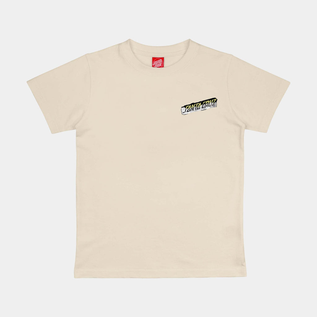Santa Cruz youth Damaged Hand T-Shirt-Wax Paper