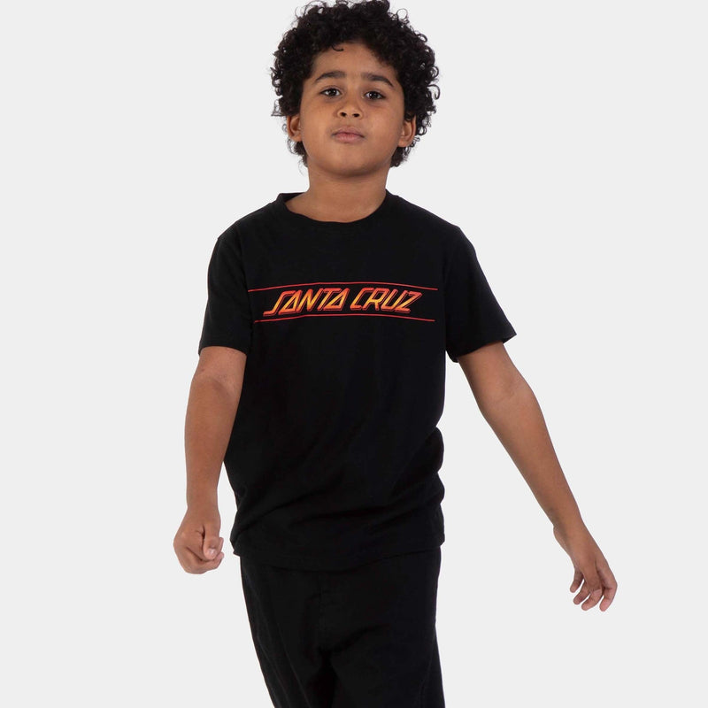 Santa Cruz Youth Classic Fade T-Shirt-Black | Santa Cruz | - Northshore Newquay - Surf/Skate Shop