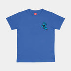Santa Cruz Youth Screaming Hand Chest T-Shirt-Sapphire