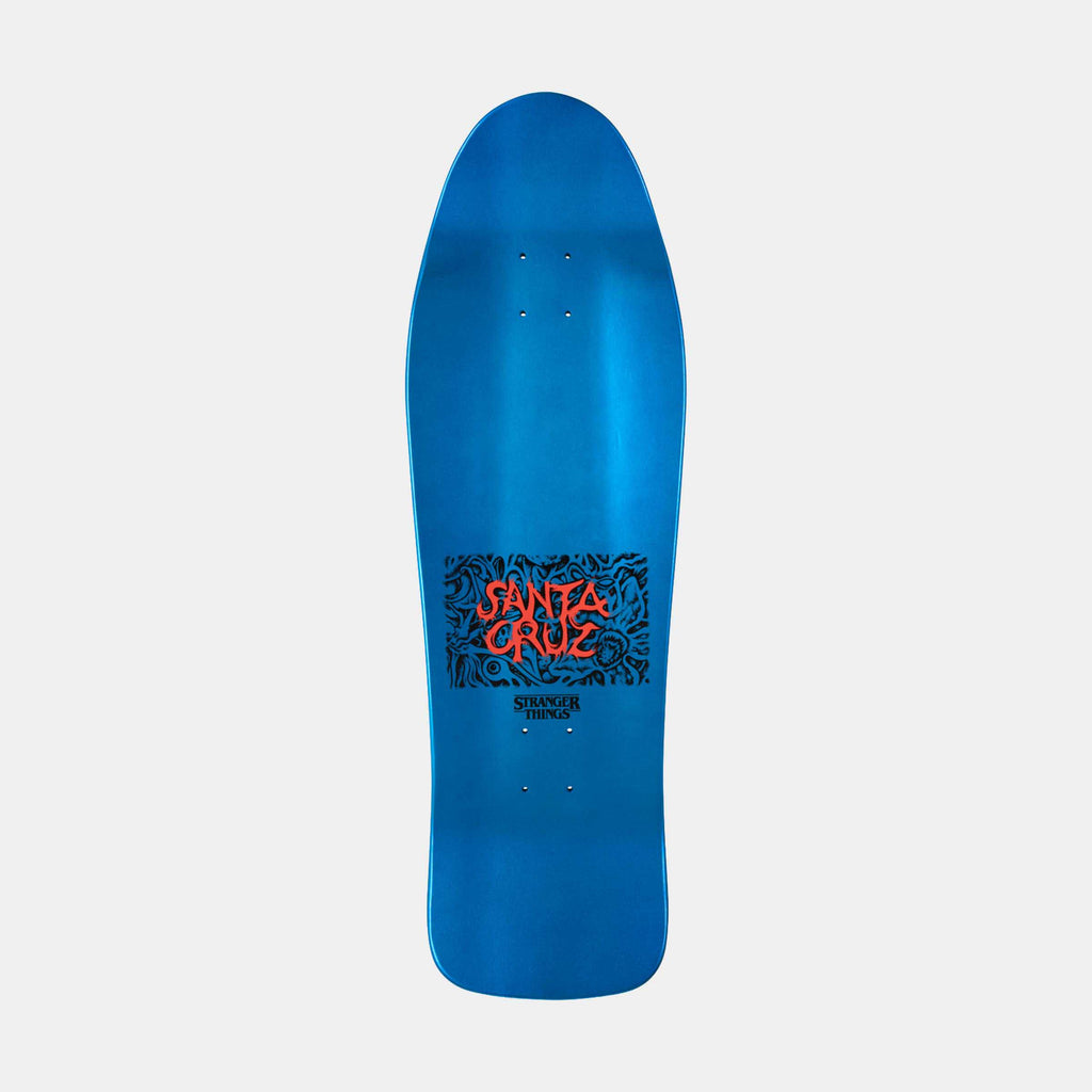 Santa Cruz Knox/Stranger Things Hellfire Pit Deck-Blue